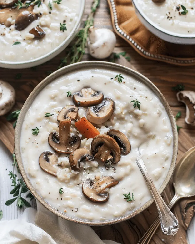 Mushroom Barley Soup
