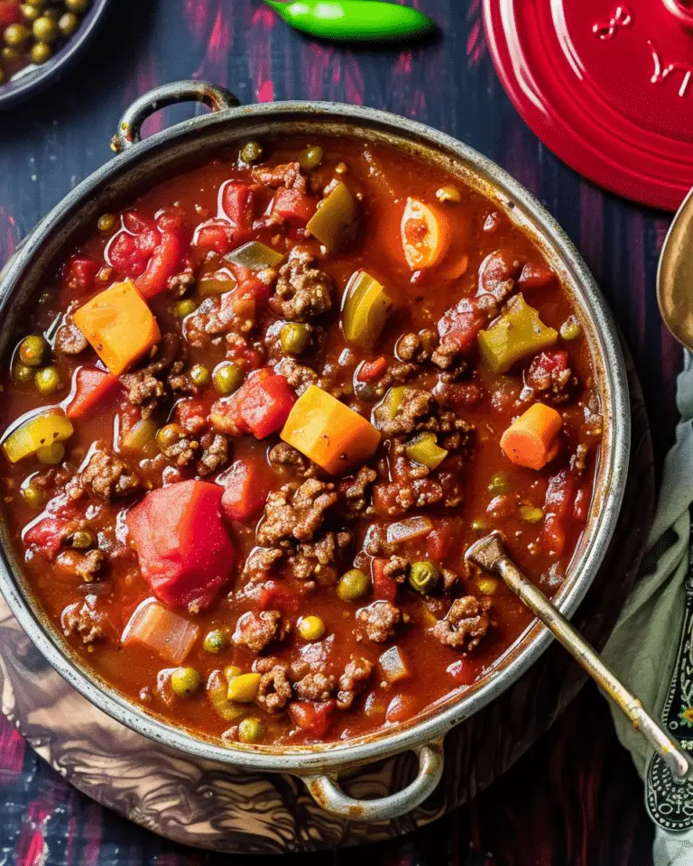 Classic Hamburger Soup