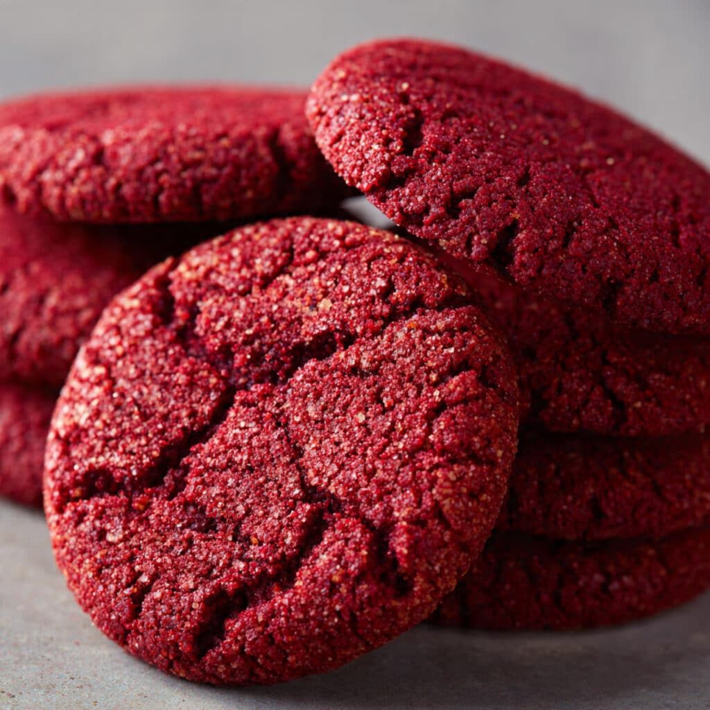 New York Style Red Velvet Cookies