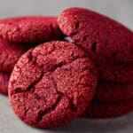 New York Style Red Velvet Cookies