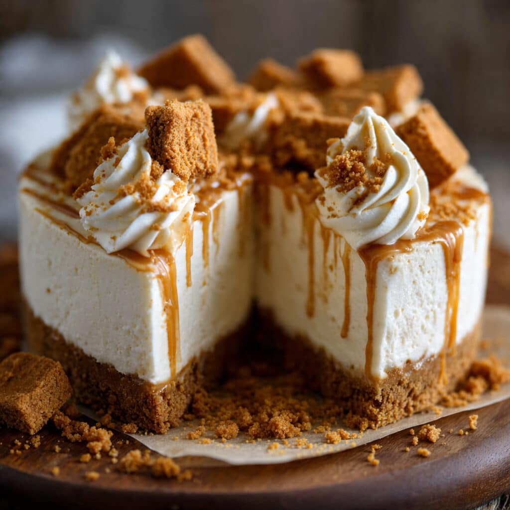 No-Bake Biscoff Cheesecakes