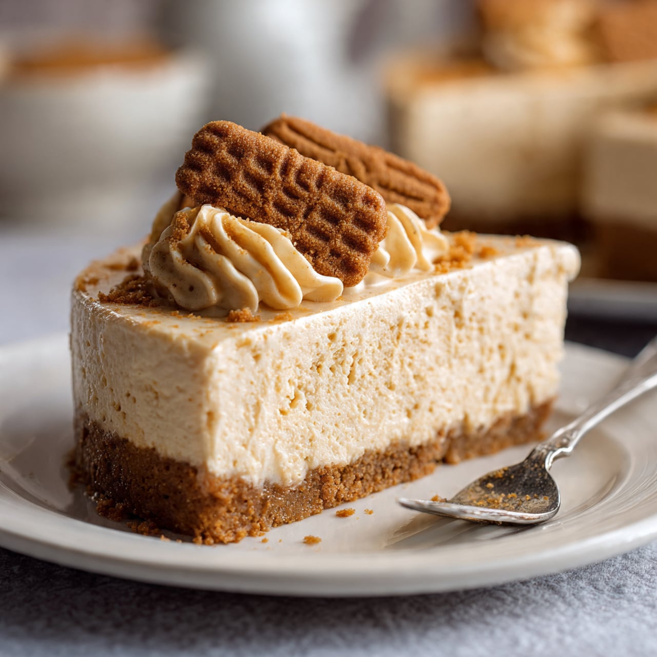 No-Bake Biscoff Cheesecakes