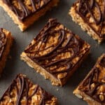 No-Bake Chocolate Peanut Butter Oatmeal Bars