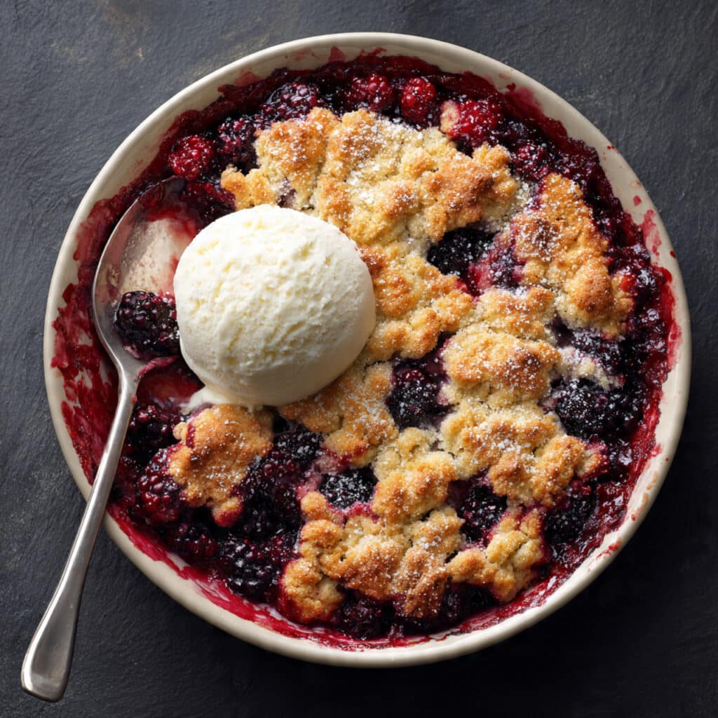 Old-Fashioned Blackberry Cobbler