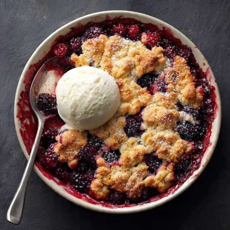 Old-Fashioned Blackberry Cobbler