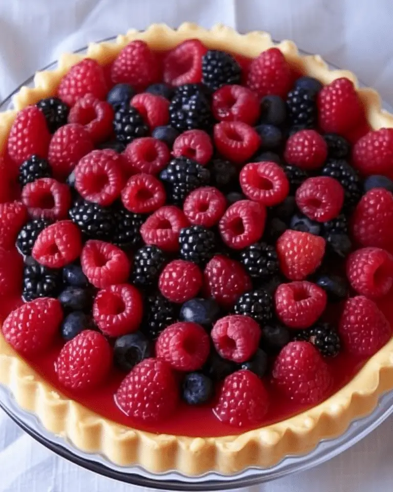 Oma’s Quick & Easy German Fruit Flan (Obsttorte)