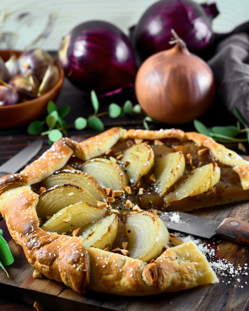 Onion Galette (Dairy-Free, Egg-Free)