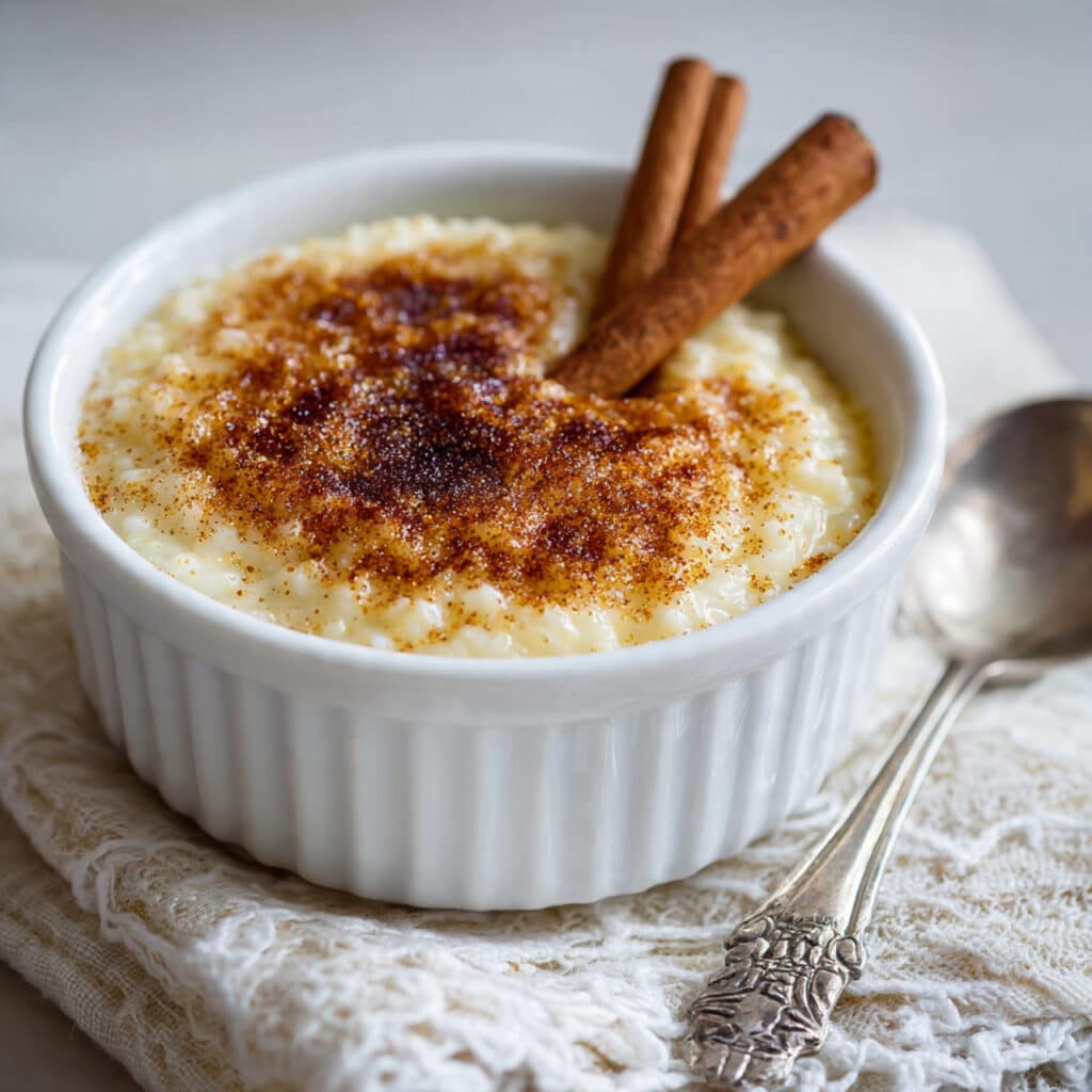 Oven Baked Rice Pudding