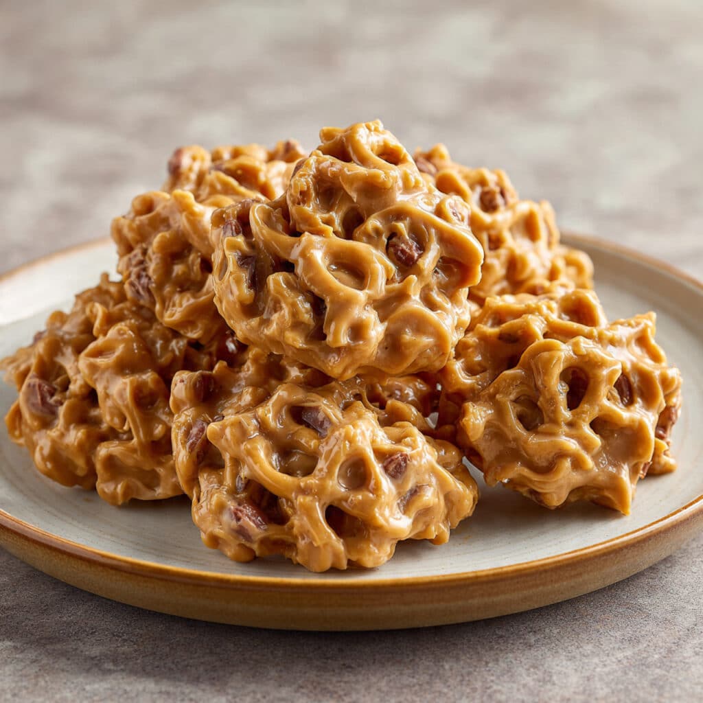Peanut Butter Pretzel Clusters