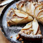 Pear Tart with Hazelnut Frangipane