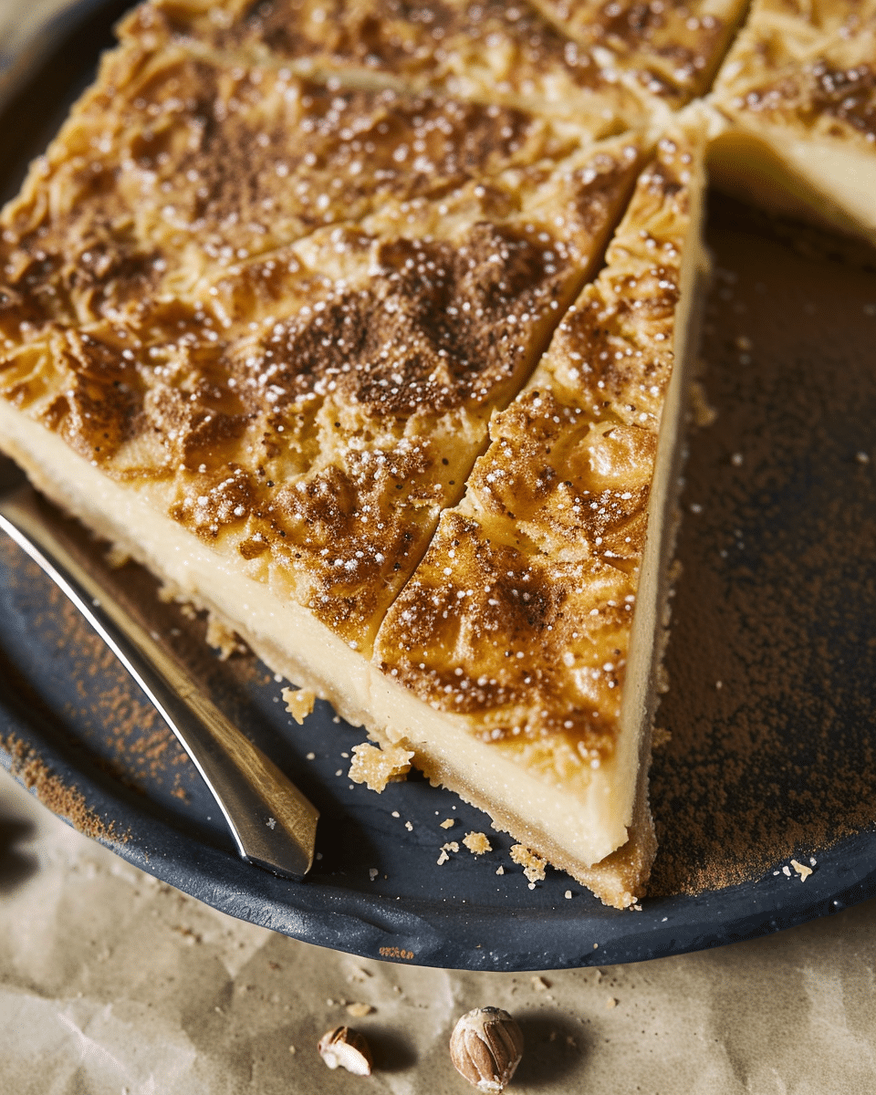 Pear Tart with Hazelnut Frangipane