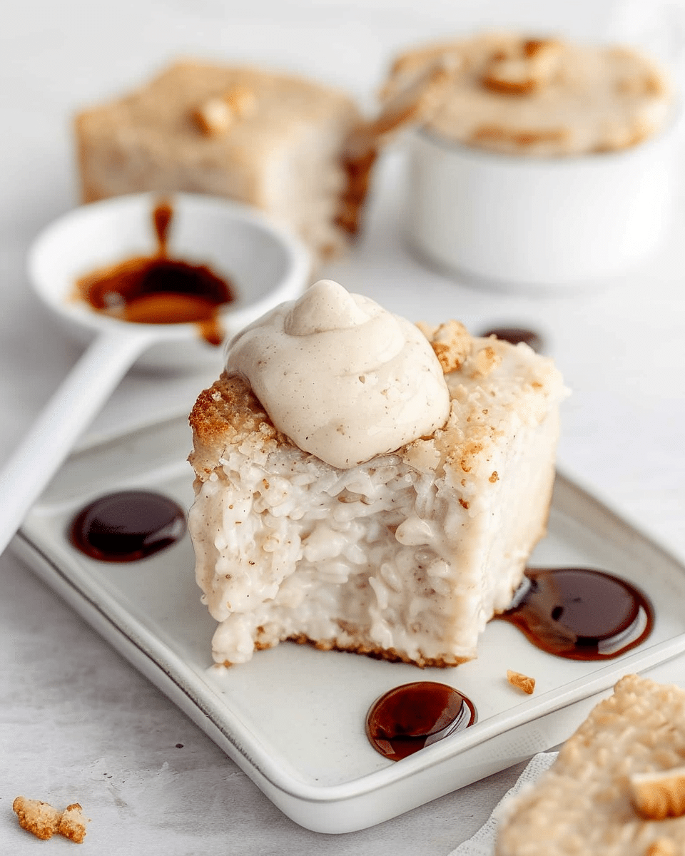 Rice Pudding Slice