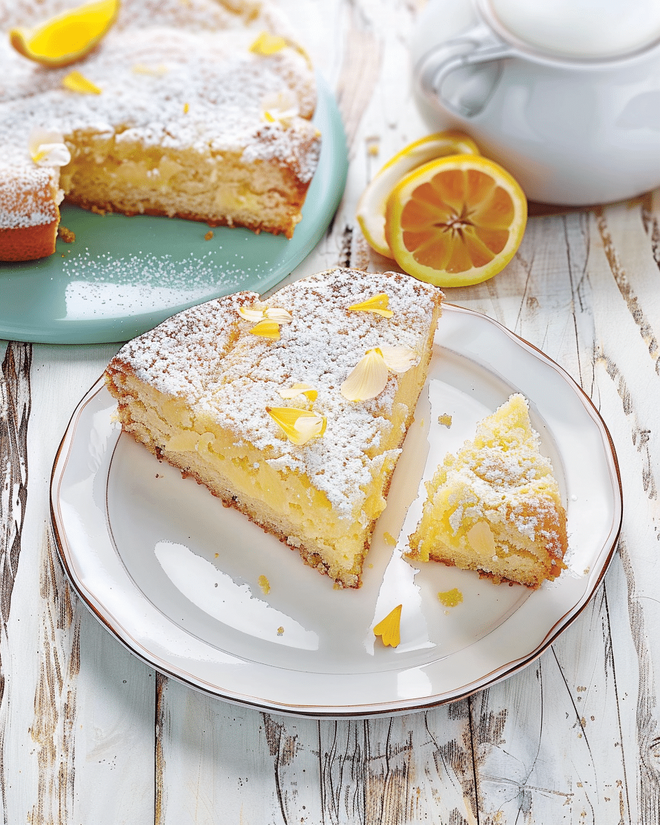 Semolina Cake Soaked in Orange Blossom Syrup