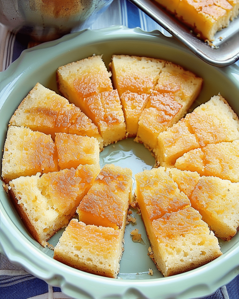 Semolina Cake Soaked in Orange Blossom Syrup