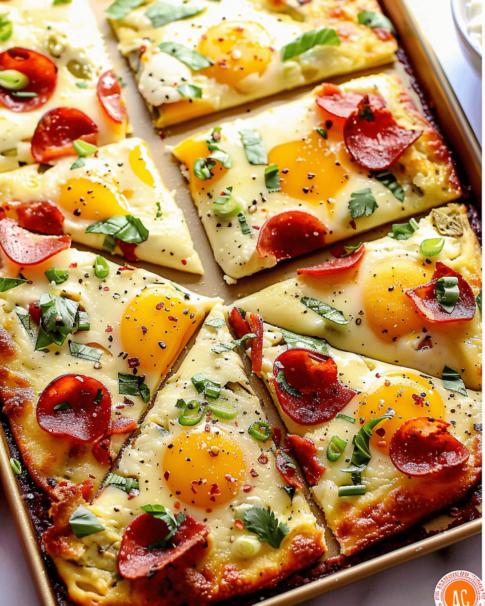 Sheet Pan Breakfast Pizza