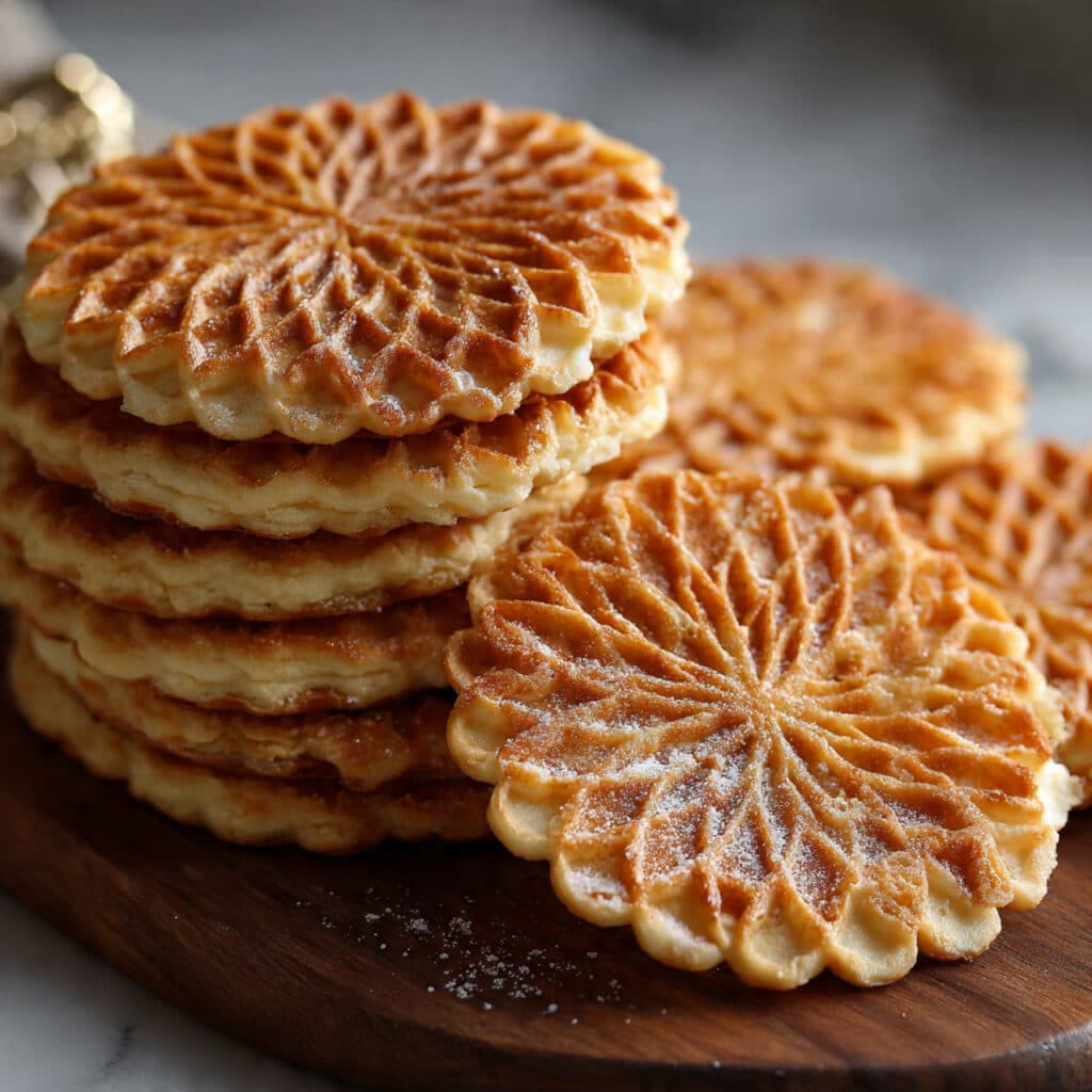 Traditional Italian Pizzelle Cookies