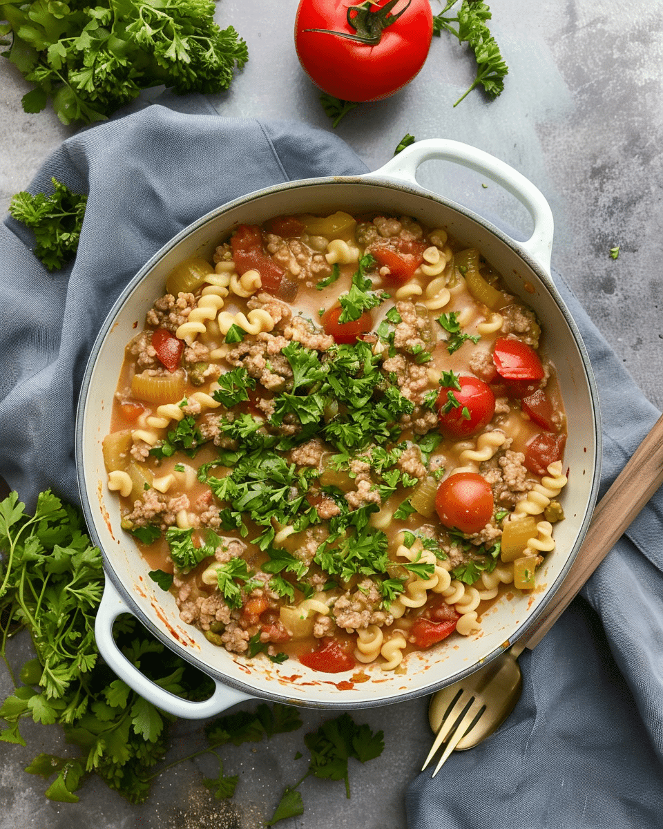 Slow Cooker Hamburger Helper Recipe