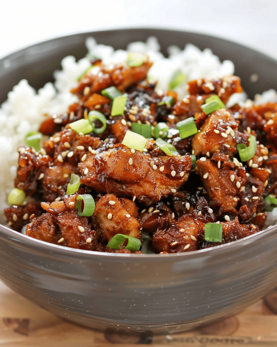 Slow Cooker Honey Garlic Chicken