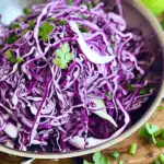 Spiralized Apple Cabbage Slaw