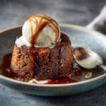 Sticky Toffee Pudding with Ice Cream