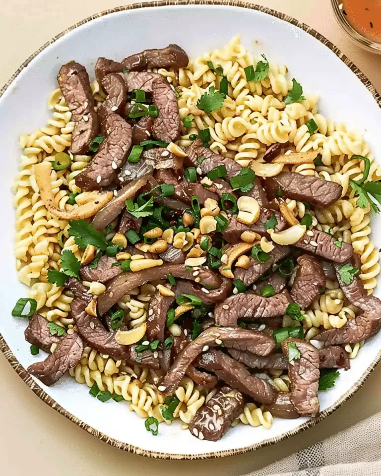 Sticky Ginger Beef Noodles