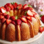 Strawberry Crumble Cake