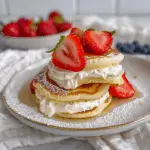 Strawberry Cheesecake Pancakes (Cracker Barrel–Style Copycat)
