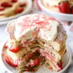 Strawberry Cheesecake Pancakes