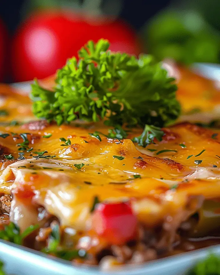 Stuffed Pepper Casserole with Beef