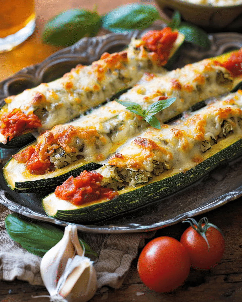 Stuffed Courgette