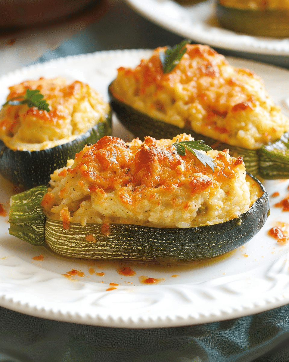 Stuffed Courgette