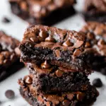 The BEST Fudgy Chewy Brookies