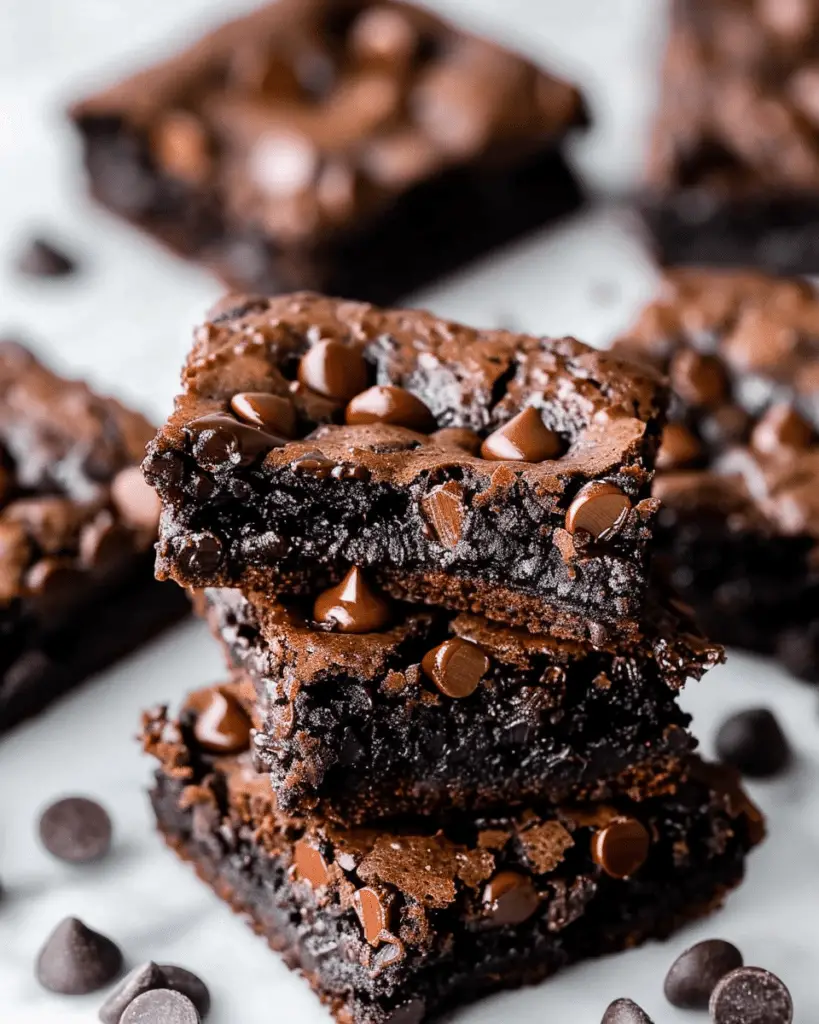 The BEST Fudgy Chewy Brookies