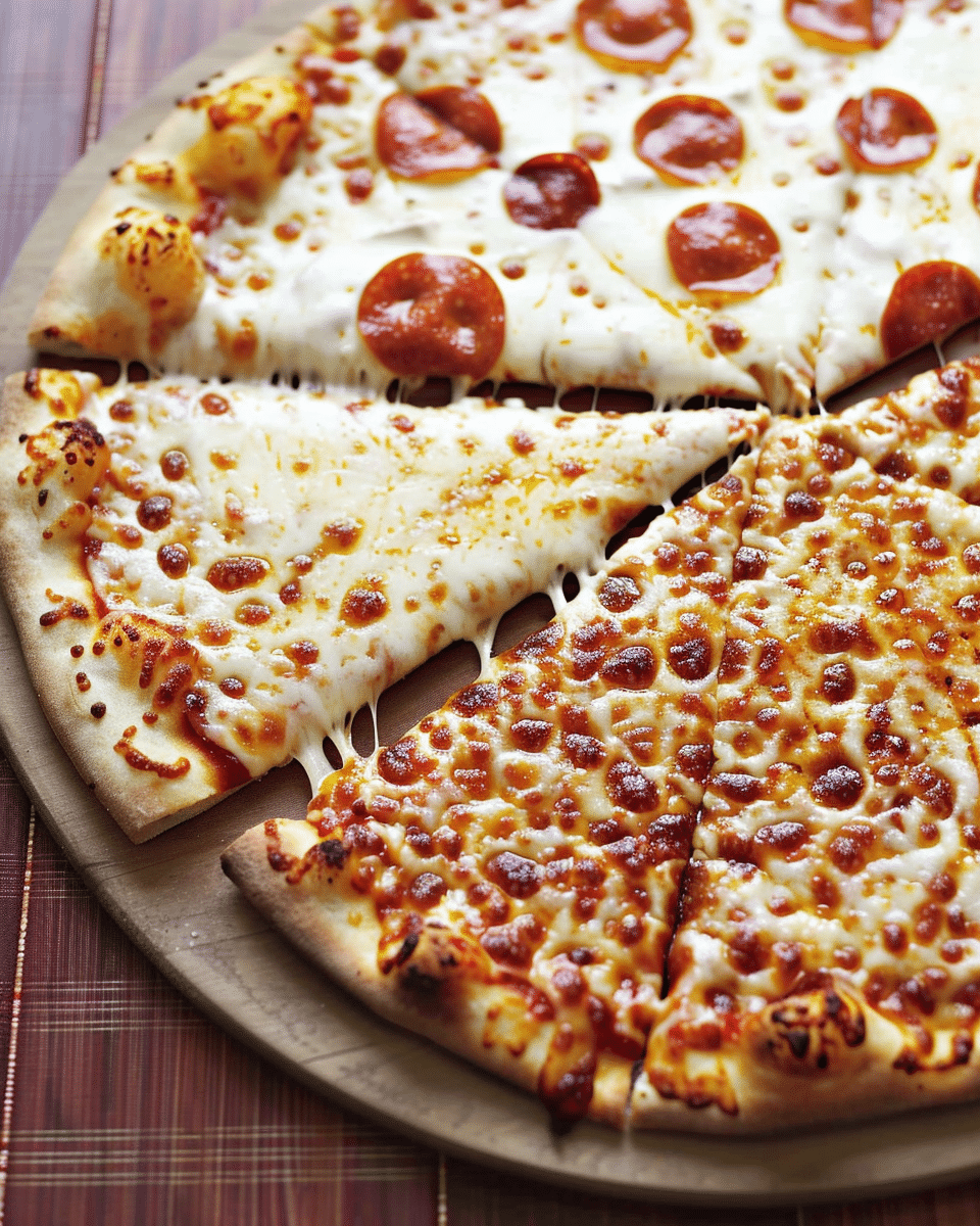 Three Cheese Pan Pizza