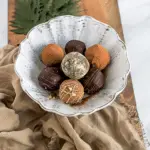 Vegan Chocolate Caramel Truffles