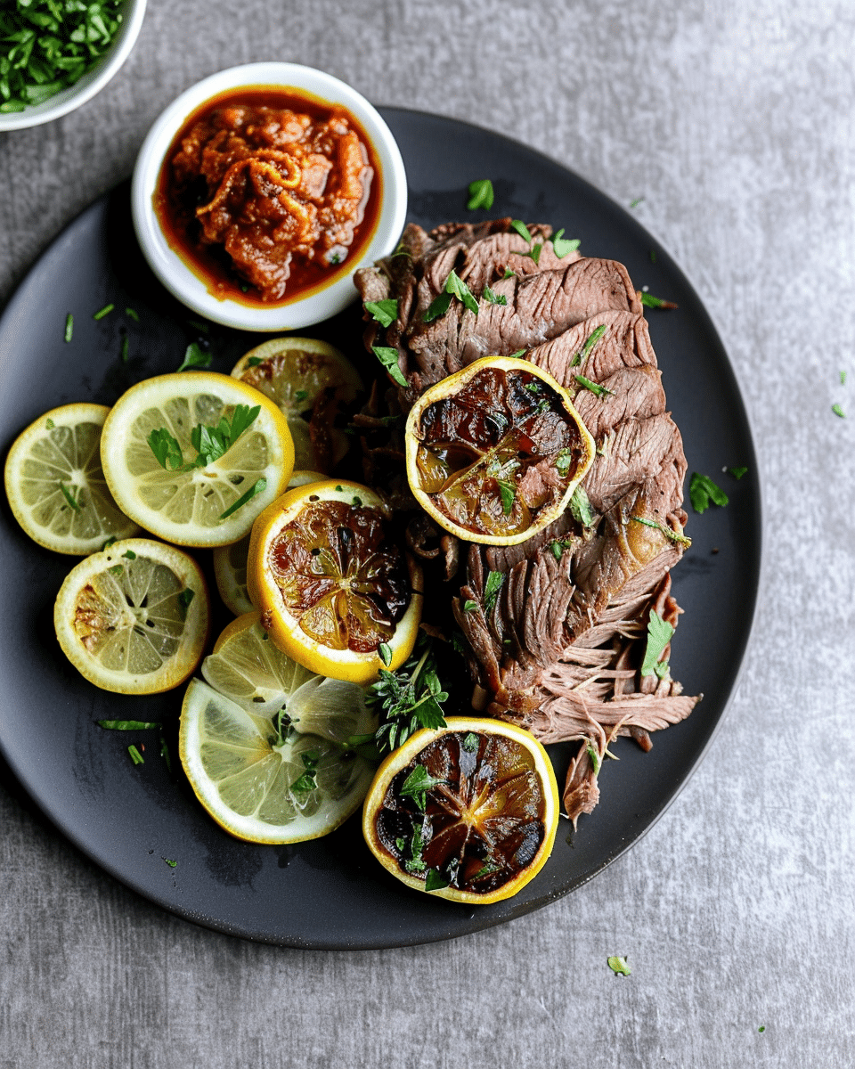 Yogurt-Marinated Lamb with Lemon, Cumin, and Coriander (Lebanese Style)