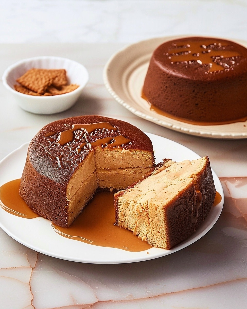 3-Ingredient Self-Saucing Biscoff Pudding
