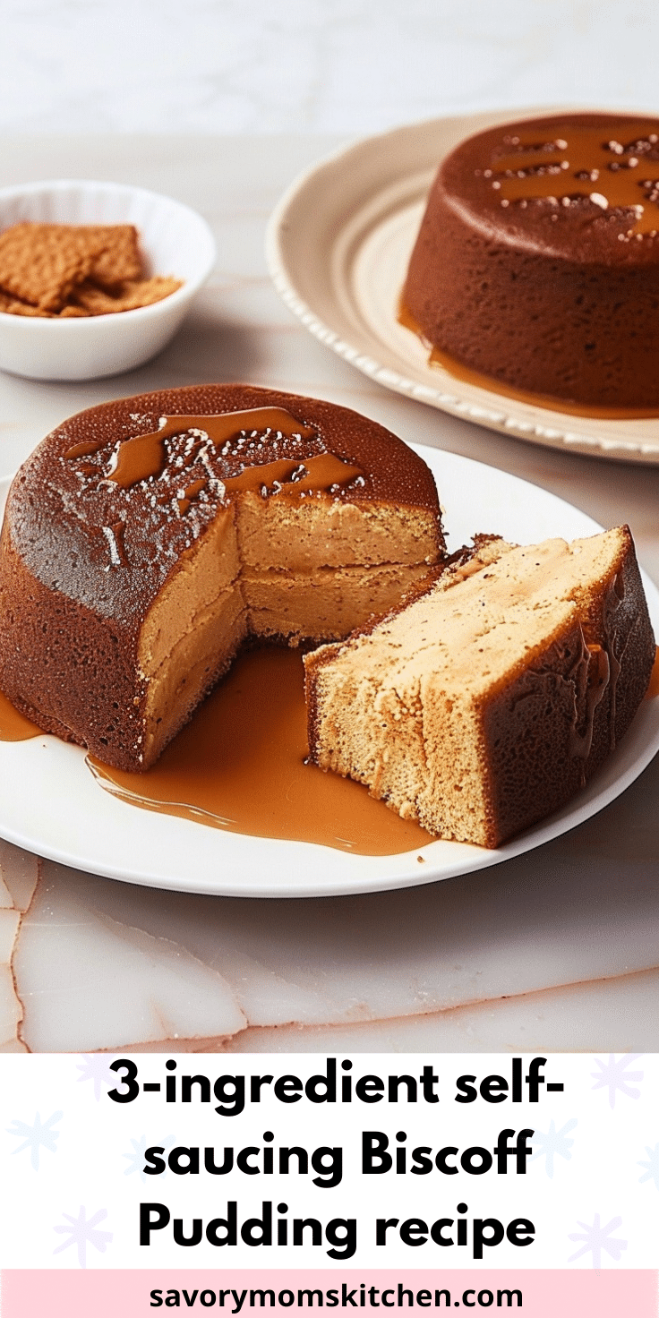 3-Ingredient Self-Saucing Biscoff Pudding