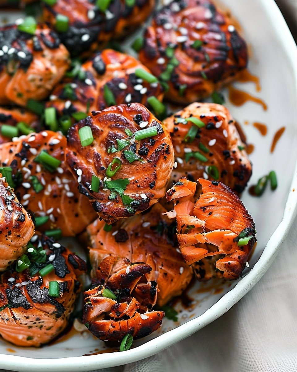 Air Fryer Salmon Bites (Lemon Garlic Butter)