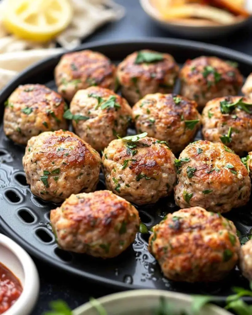 Air Fryer Turkey Meatballs