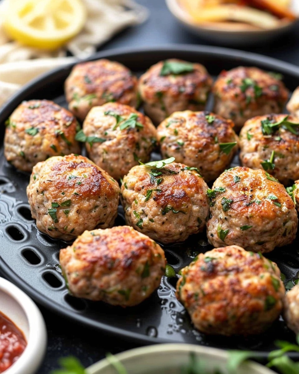 Air Fryer Turkey Meatballs