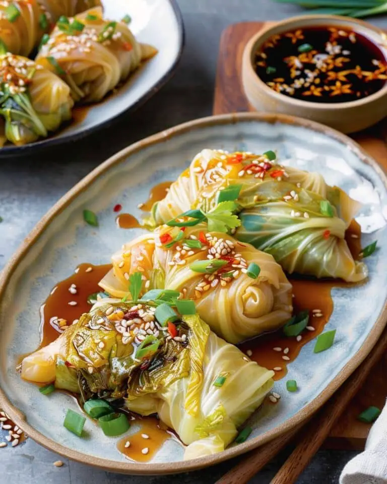 Asian Inspired Cabbage Rolls