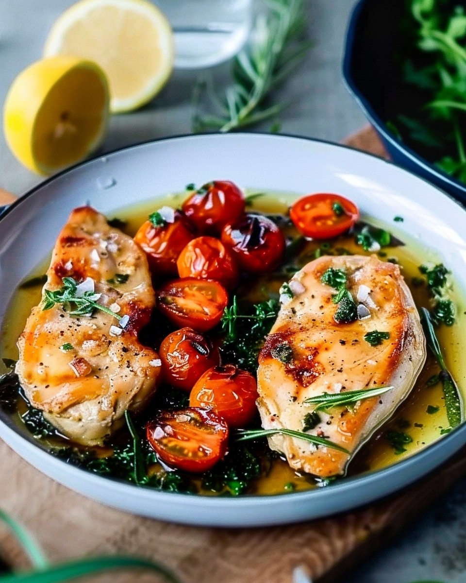 Baked Chicken with Cherry Tomatoes