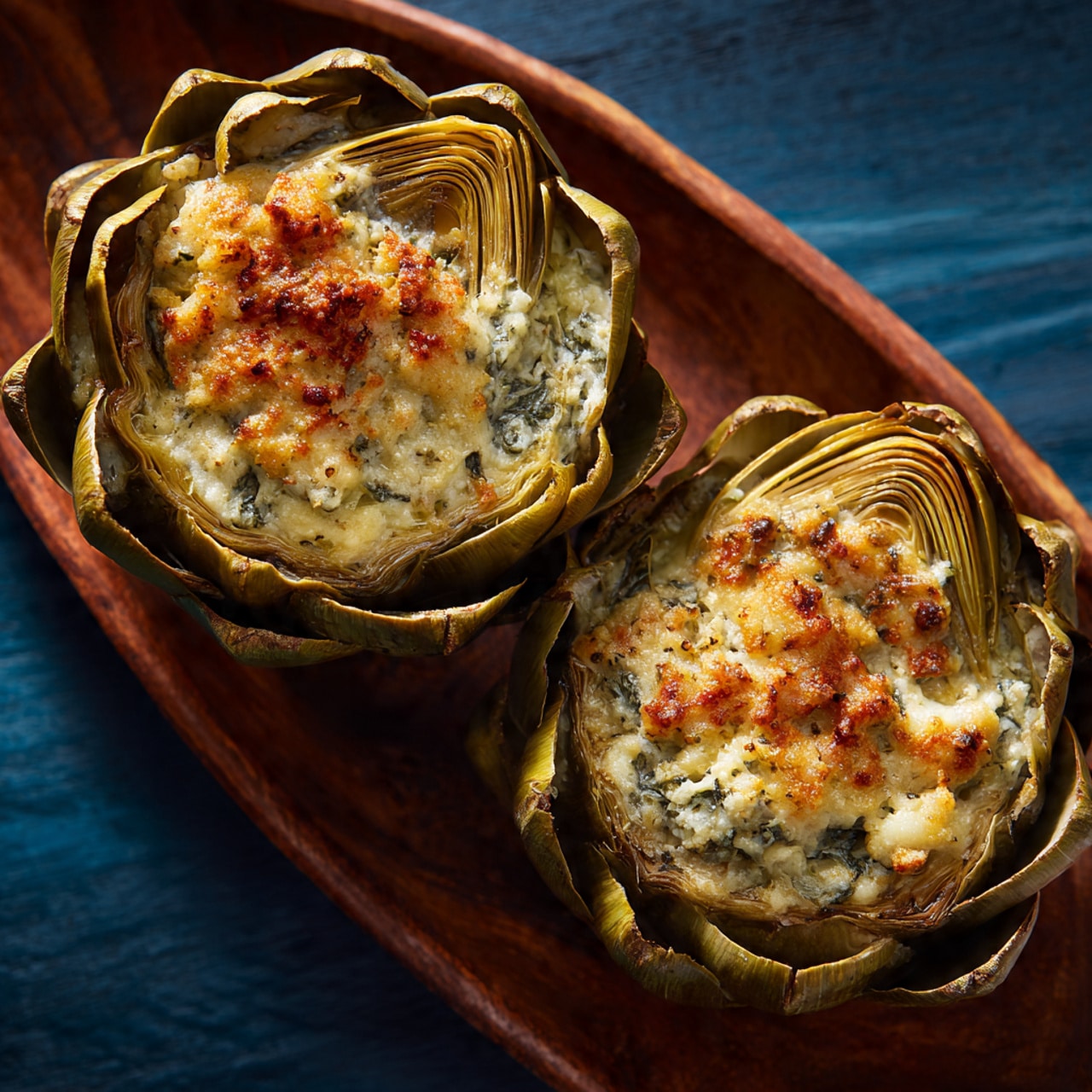Baked Stuffed Artichoke