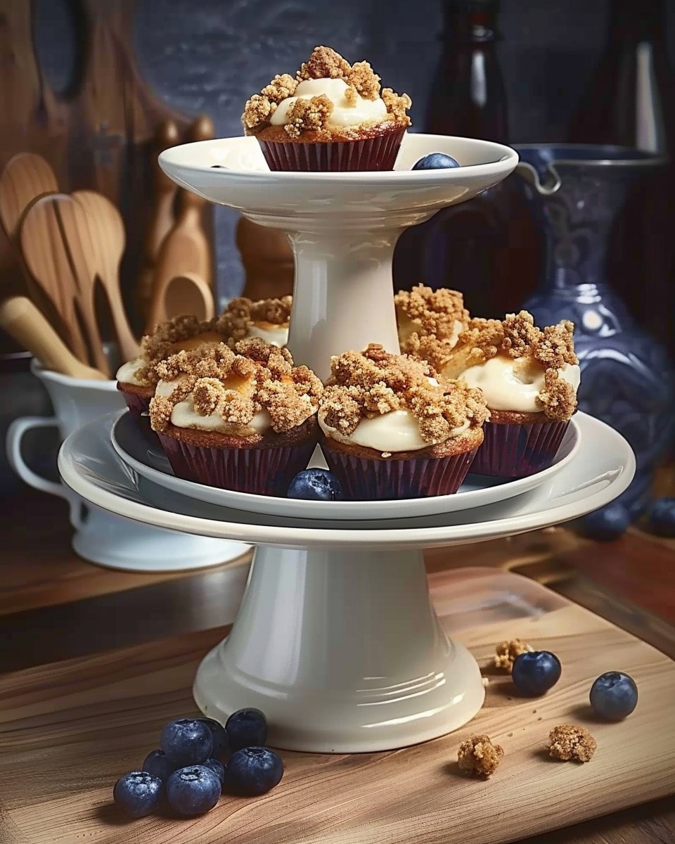 Bakery-Style Blueberry Streusel Muffins