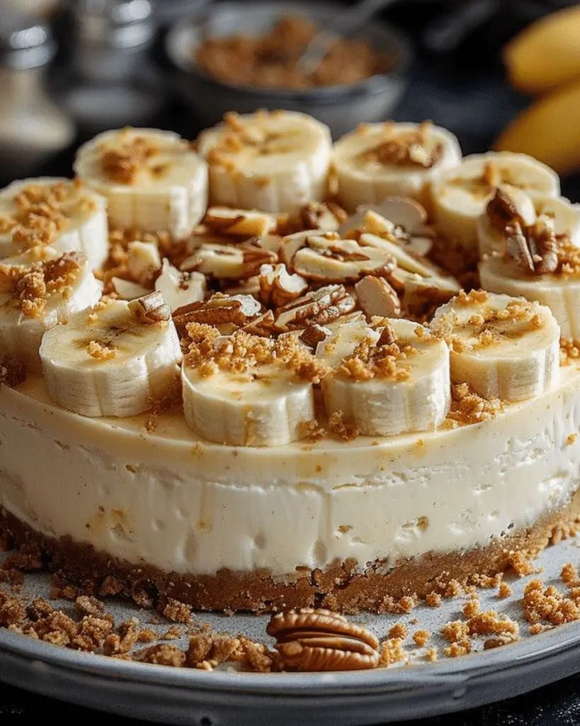 Banana Cream Cheesecake