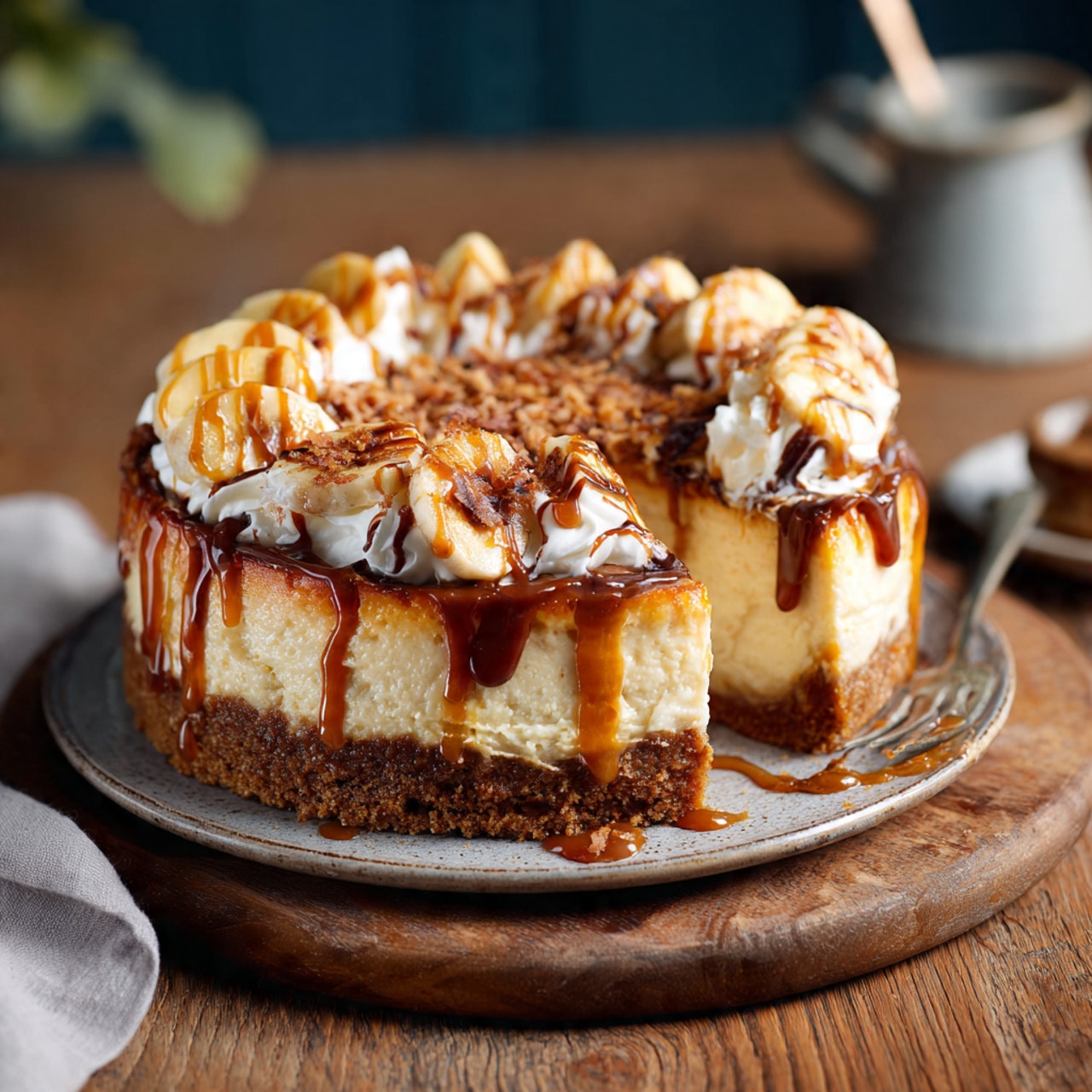 Slimming-Friendly Banoffee Cheesecake