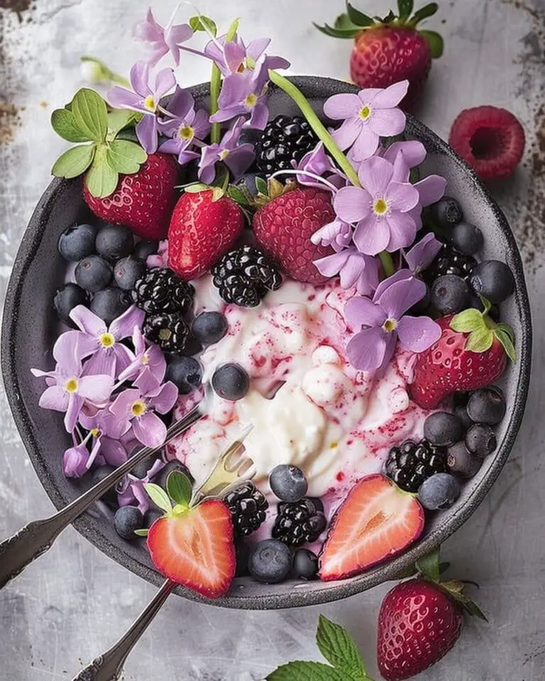 Berry Cottage Cheese Breakfast Bowl
