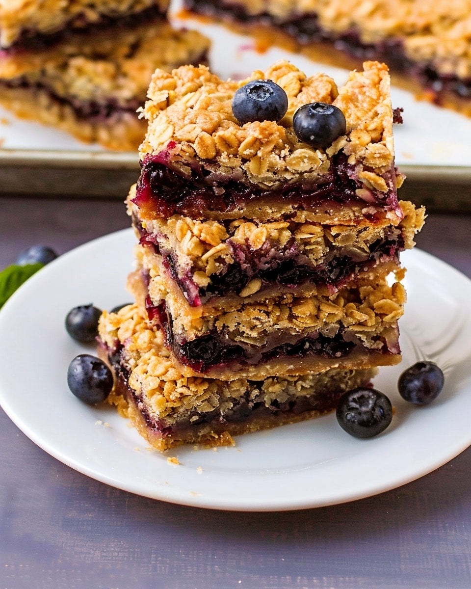 Blueberry Oat Bars