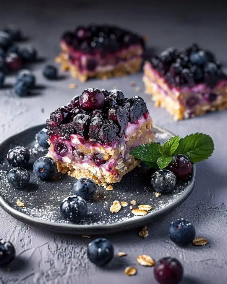 Blueberry Oat Bars